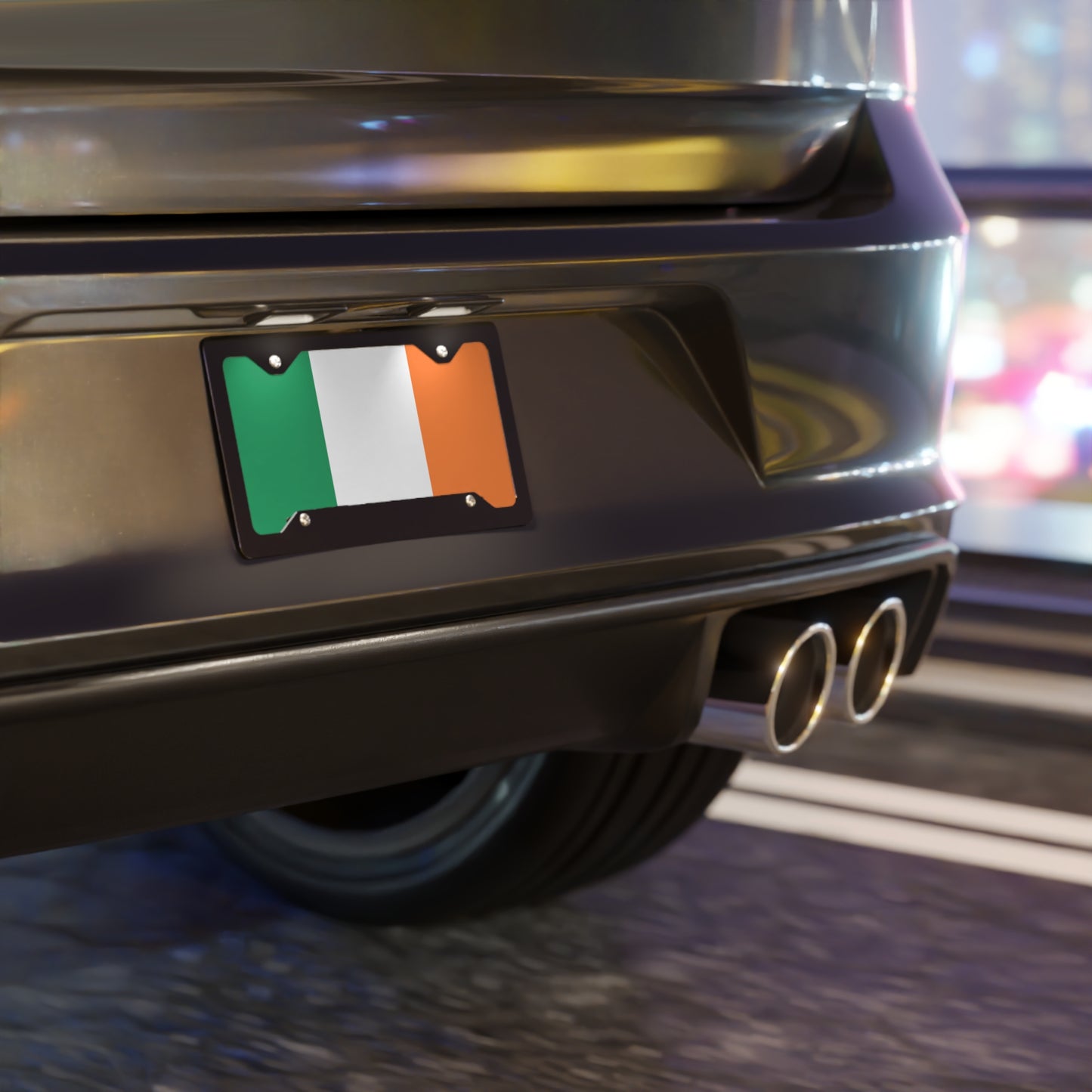 Car Plate Tag - Ireland Flag Vanity Plate