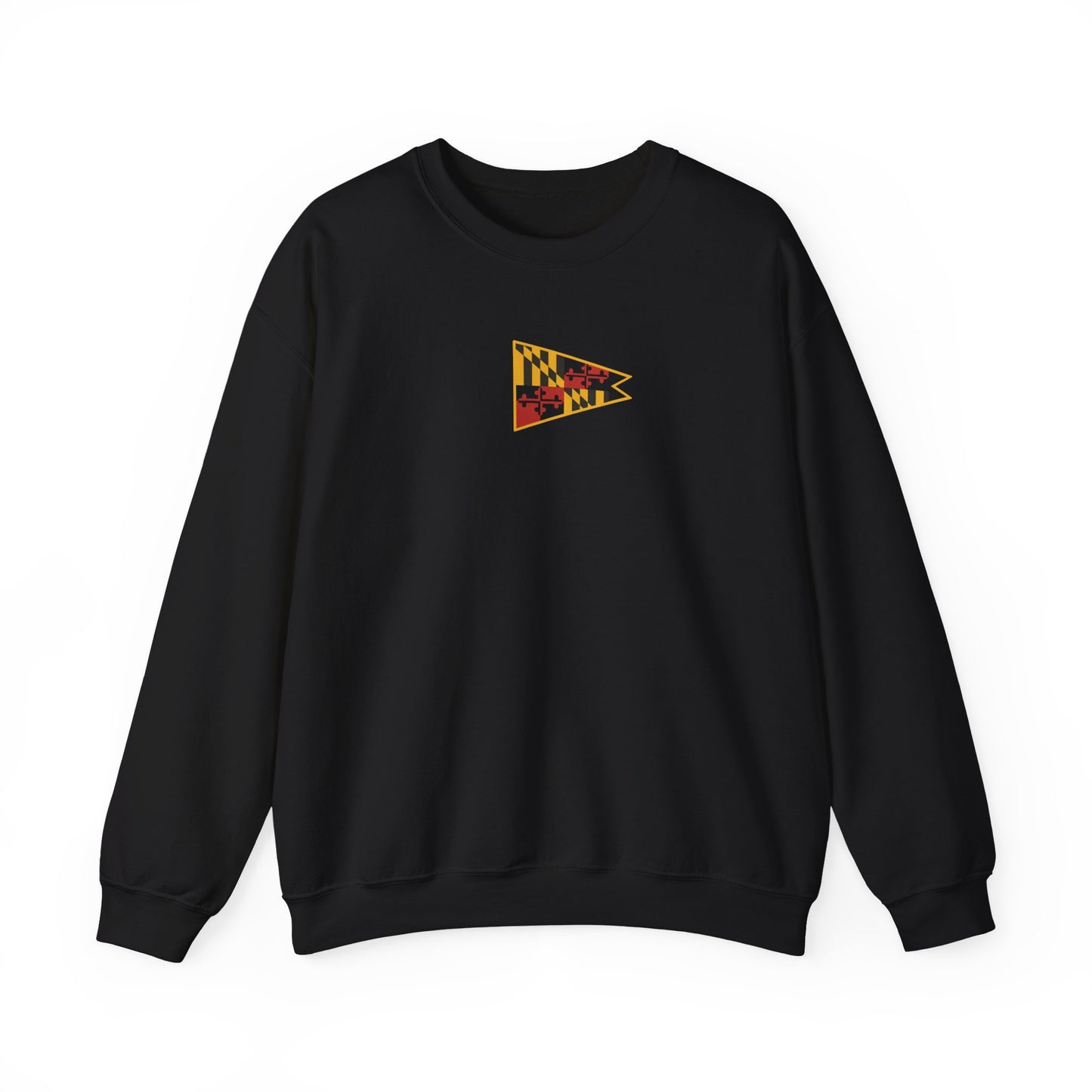 Maryland Flag Crewneck Sweatshirt - Cozy Unisex Heavy Blend