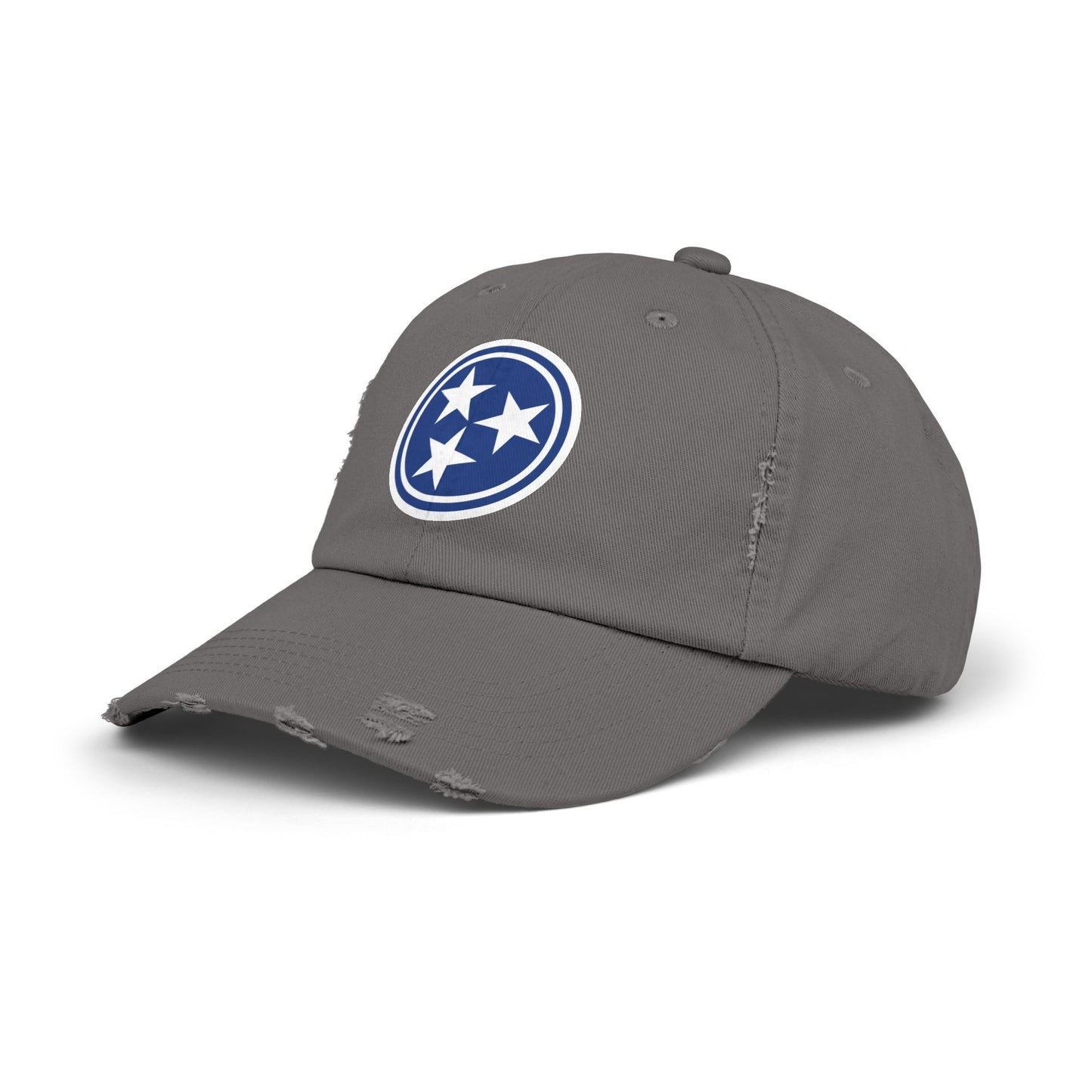 Distressed Cap Tennessee Tri Star Hat