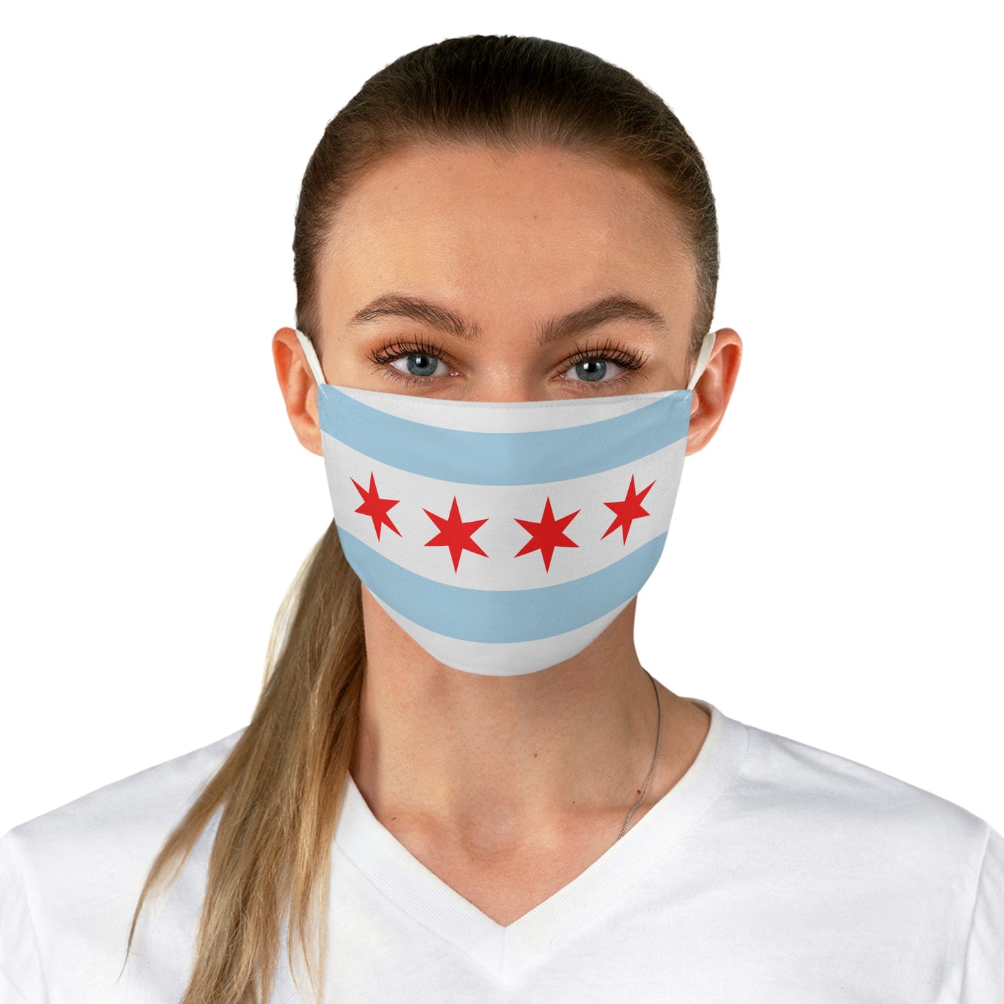 Chicago Flag Face Mask