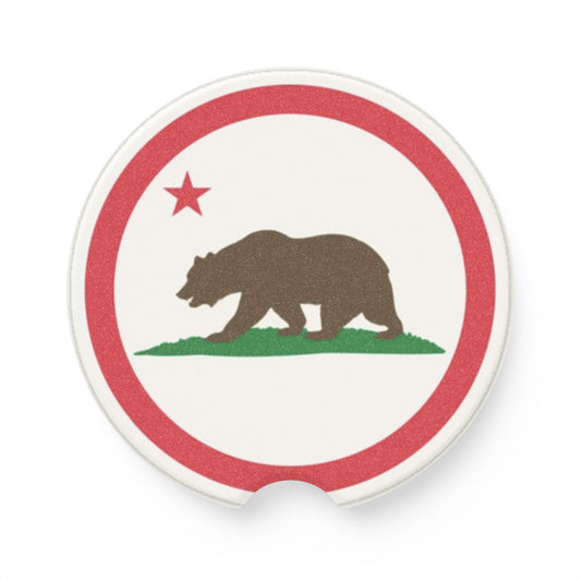 Car Coaster - California Flag