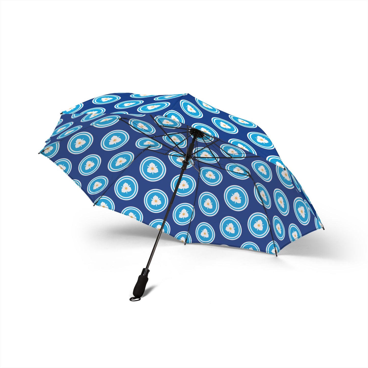 Foldable Umbrella - Salt Lake City Utah City Flag Pattern - Rainy Day Travel Gift