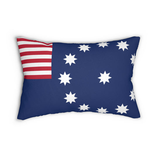 Easton Pennsylvania City Flag Lumbar Pillow