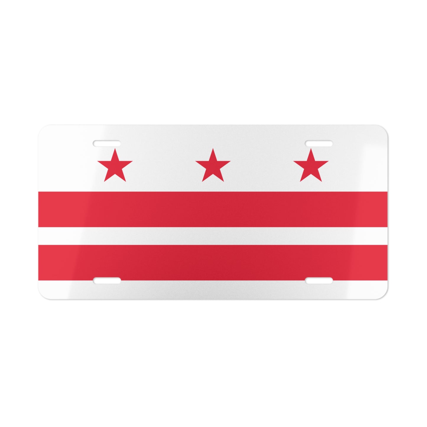 License Plate Washington DC Flag