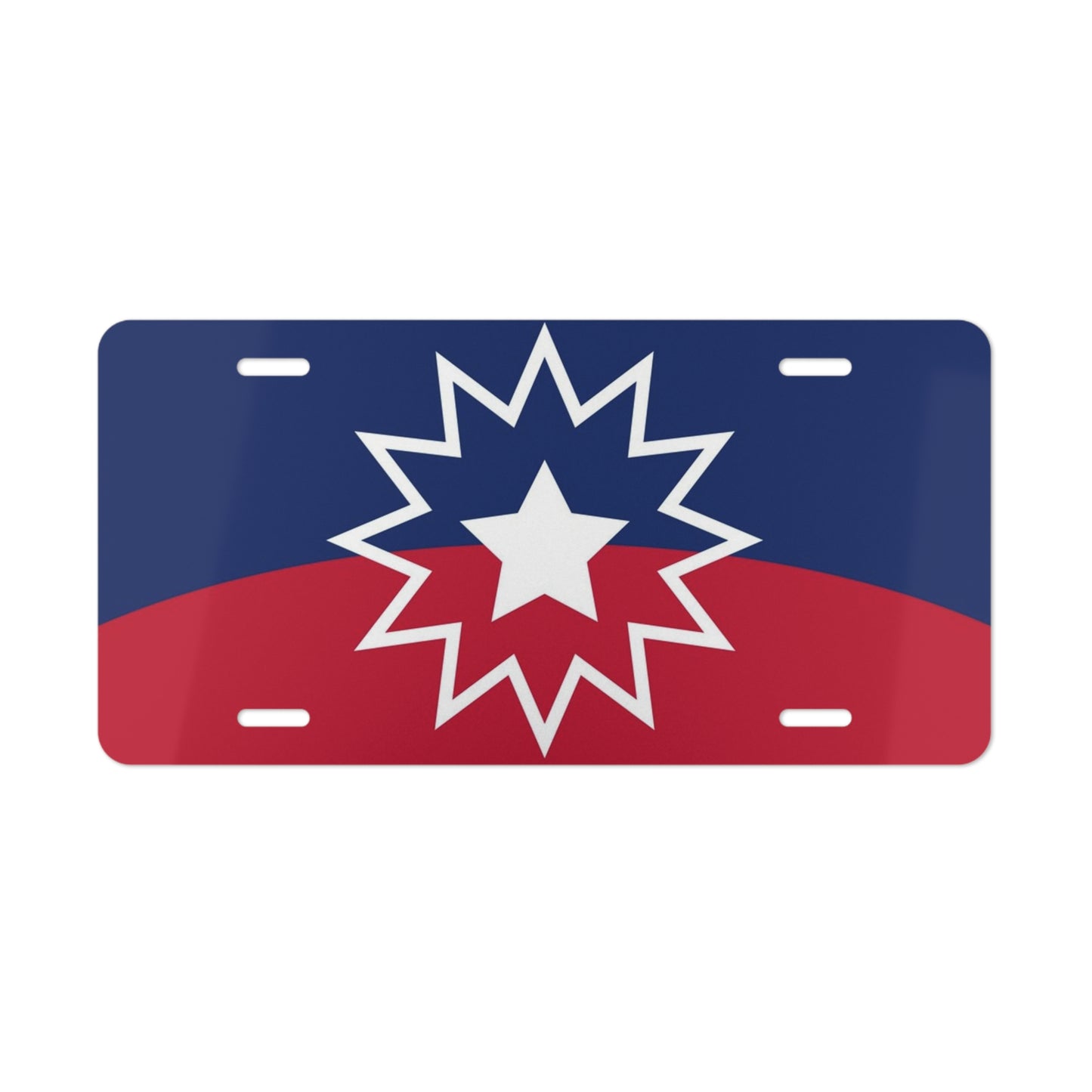 Car Plate Tag - Juneteenth Flag