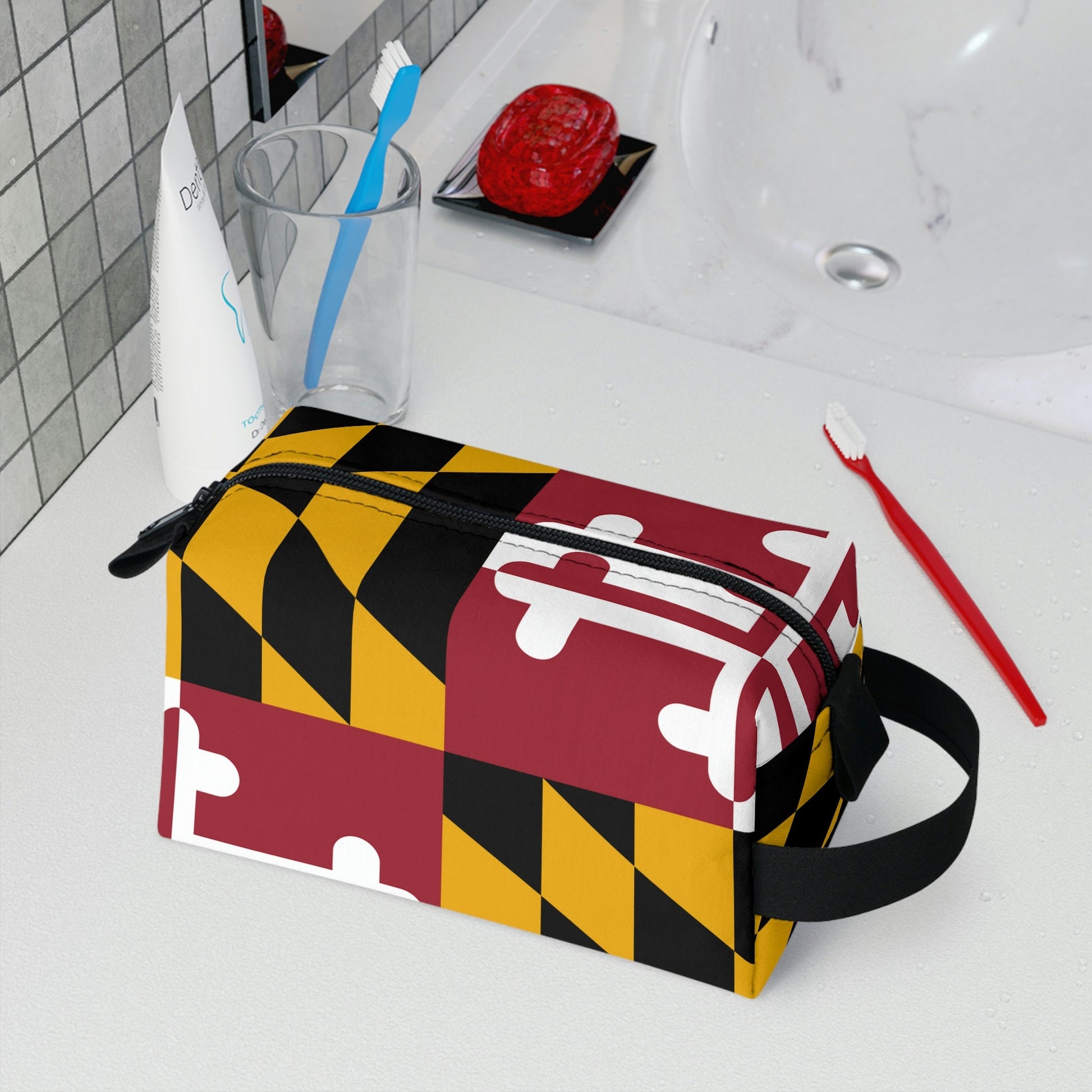 Maryland Flag Toiletry Travel Bag