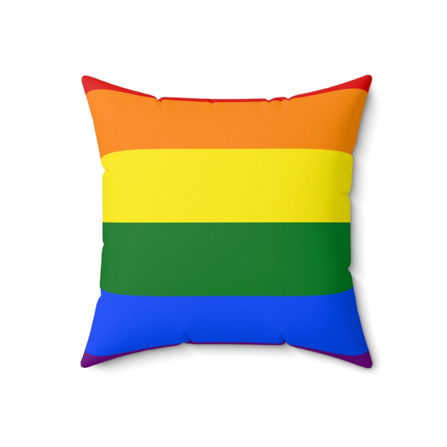 LGBTQ Flag Spun Polyester Square Pillow