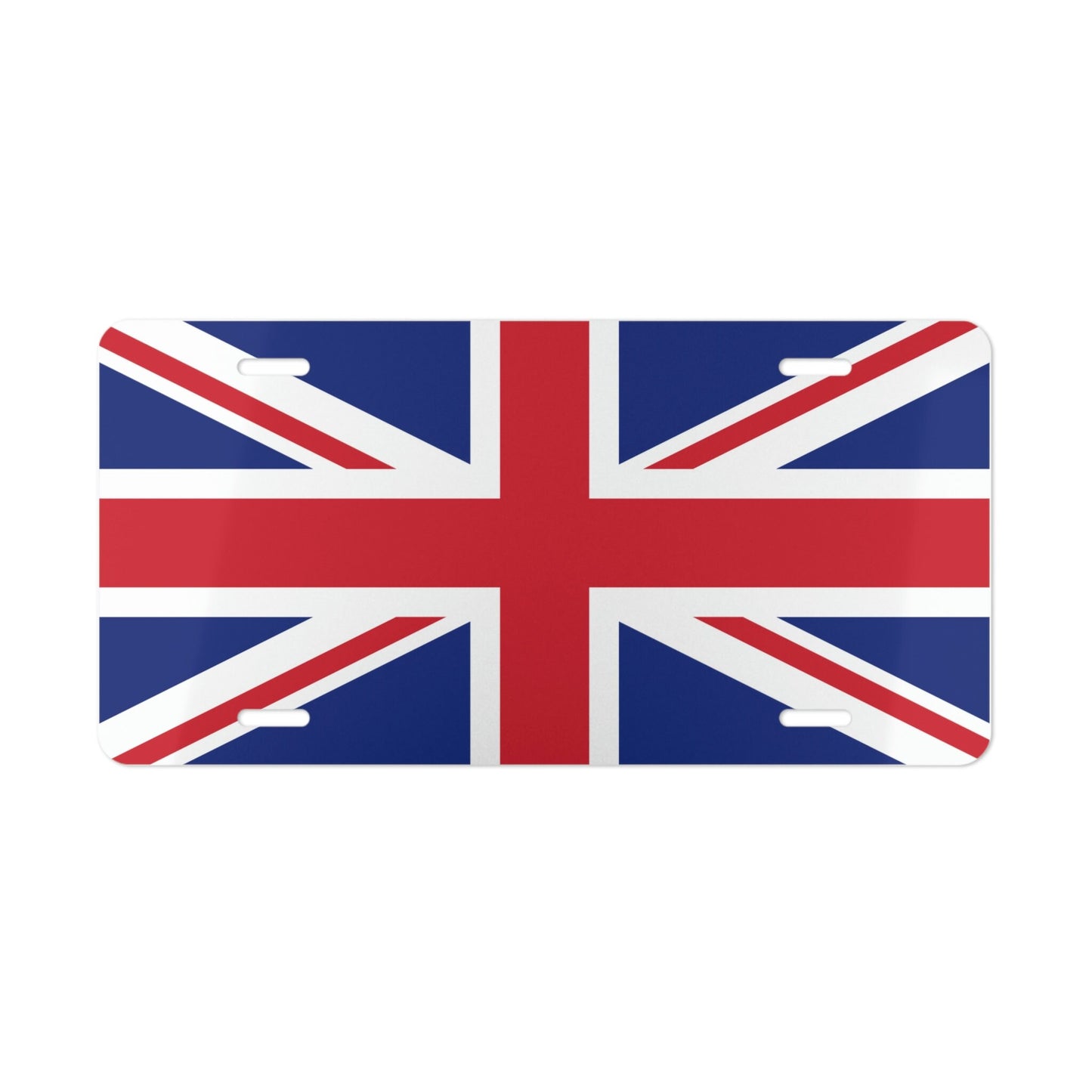 Union Jack Flag Car Plate tag