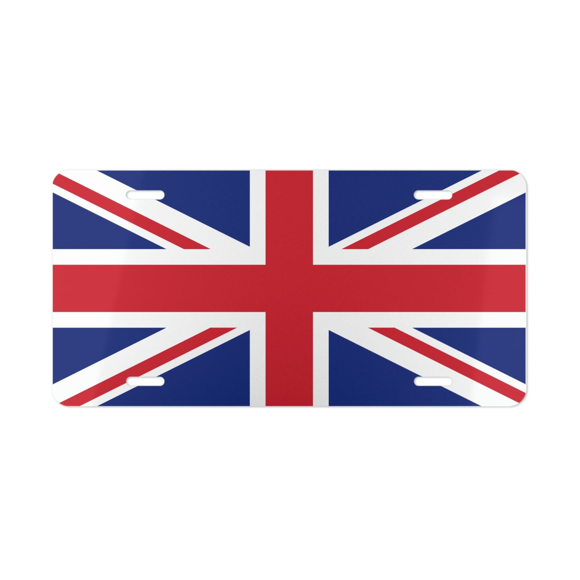 Union Jack Flag Car Plate tag