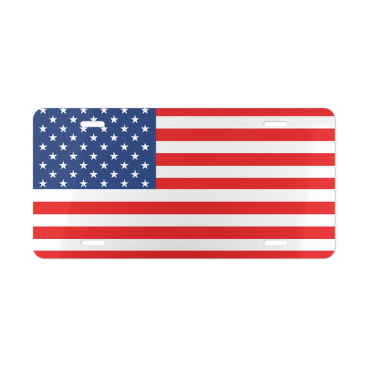 USA Flag car tag