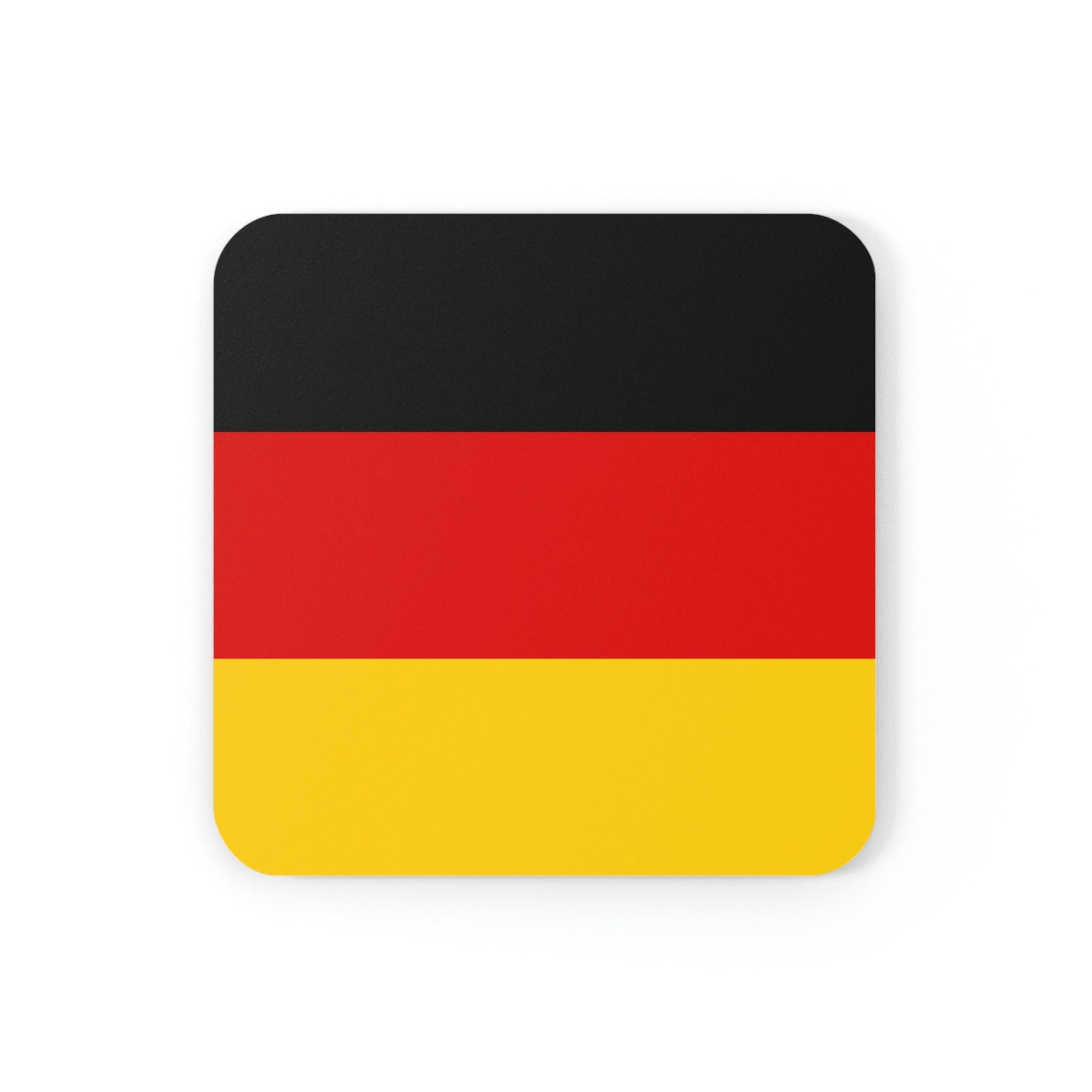 Germany Flag Cork Back Coaster