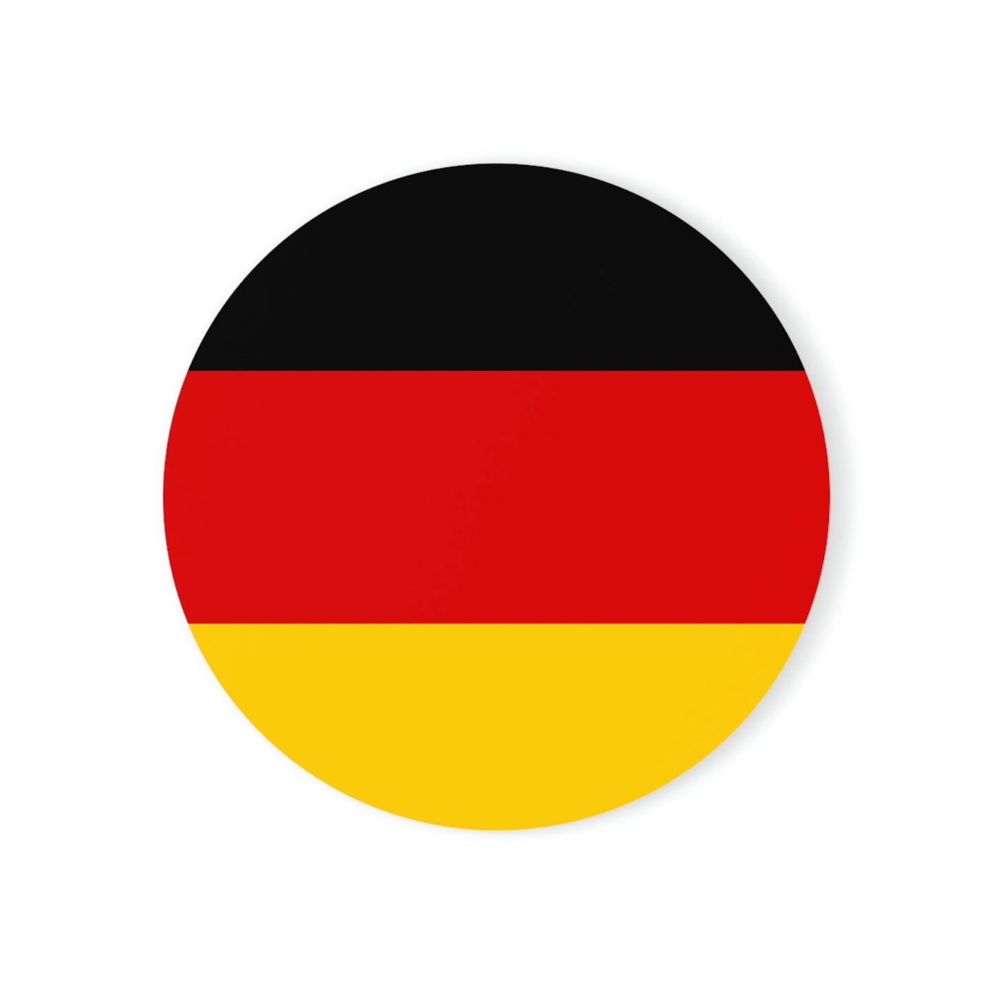 Germany Flag Cork Back Coaster