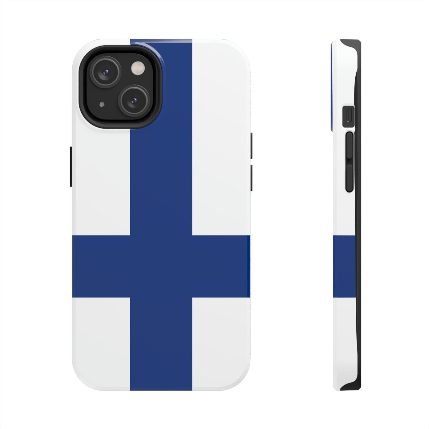 Finland Flag Tough Phone Cases