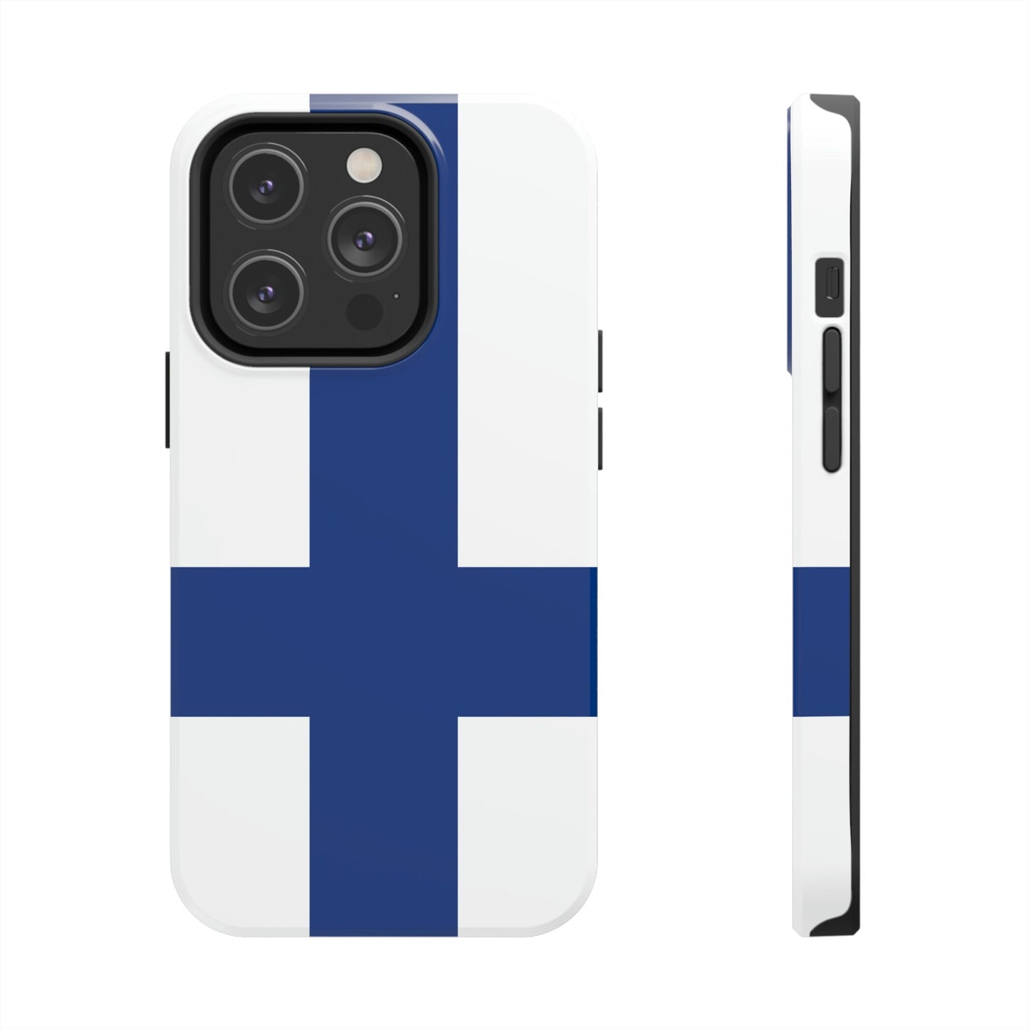 Finland Flag Tough Phone Cases