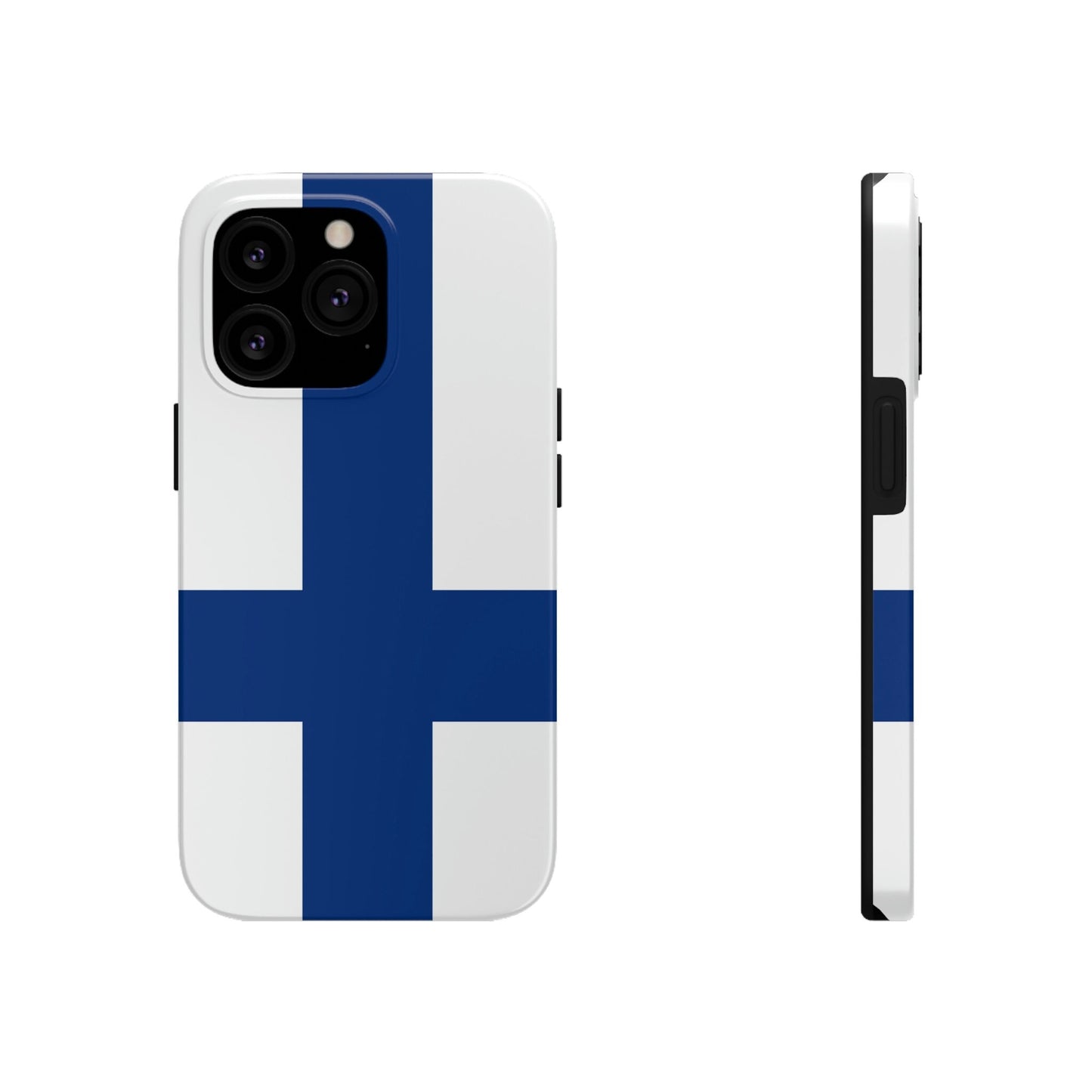 Finland Flag Tough Phone Cases