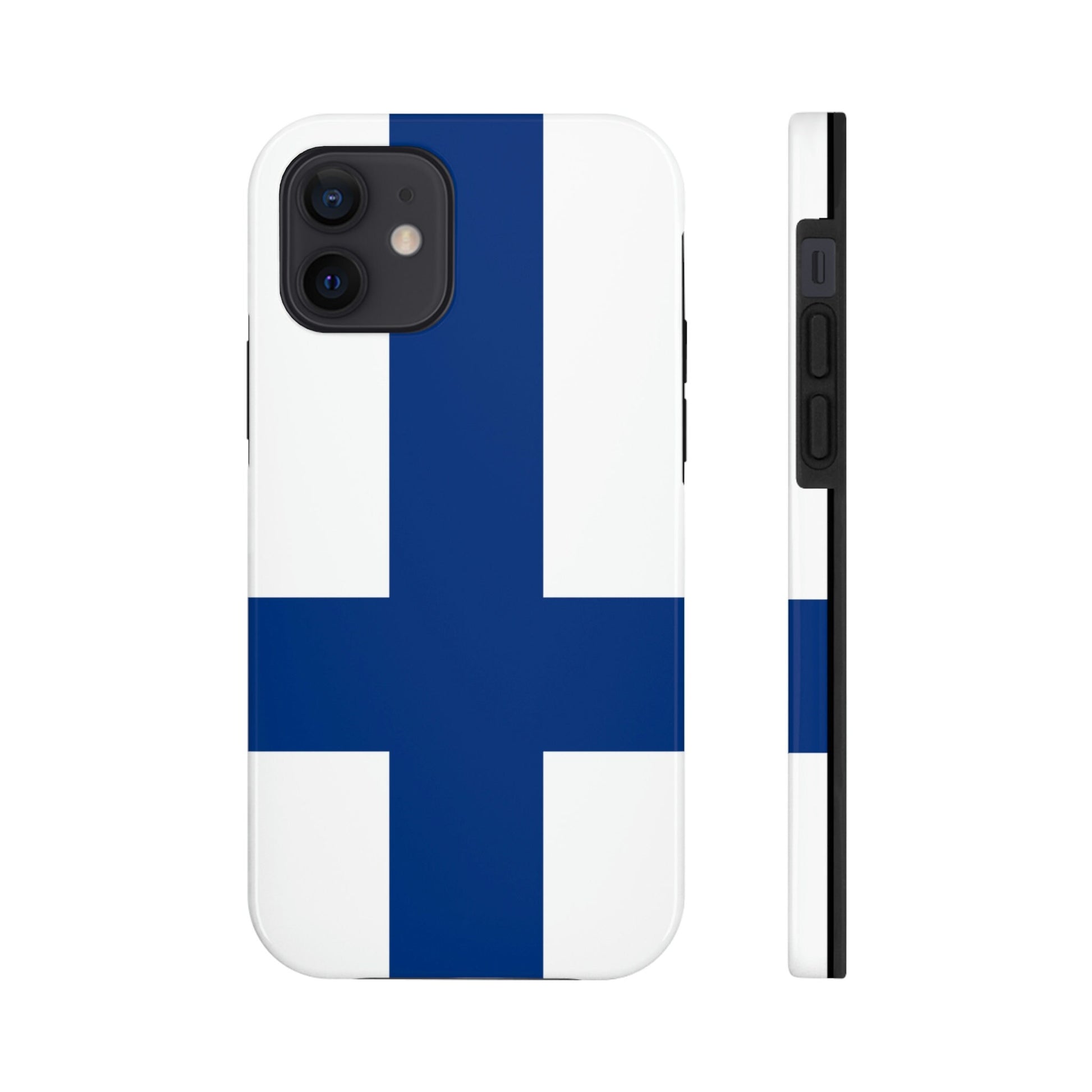 Finland Flag Tough Phone Cases