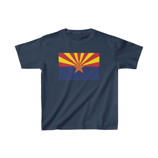 Arizona Flag Kids Heavy Cotton Tee