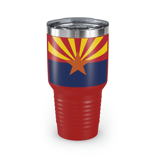 Arizona State Flag Ringneck Tumbler, 30oz