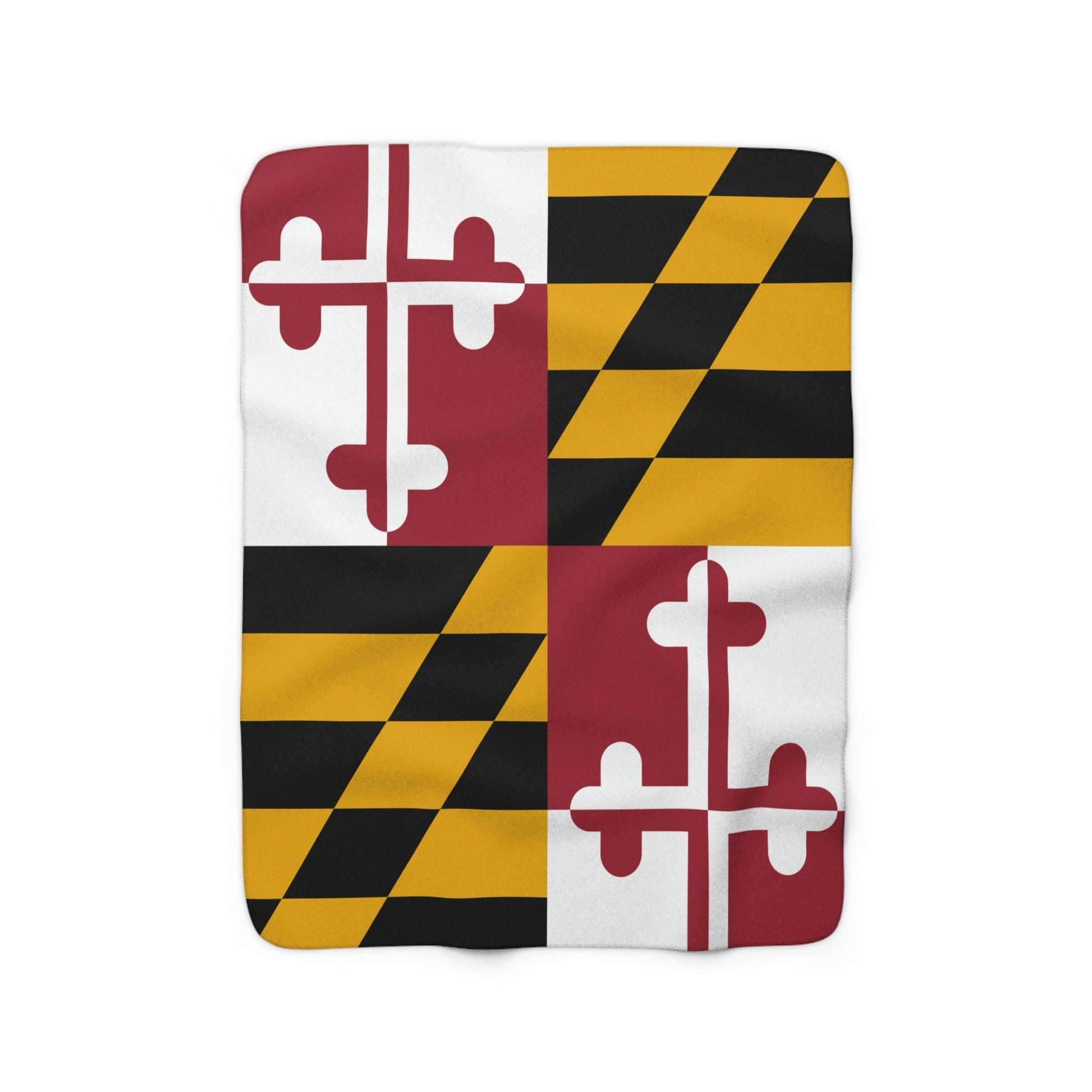 Maryland Flag Sherpa Fleece Blanket