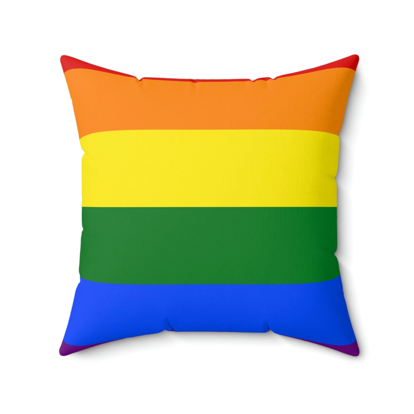 LGBTQ Flag Spun Polyester Square Pillow