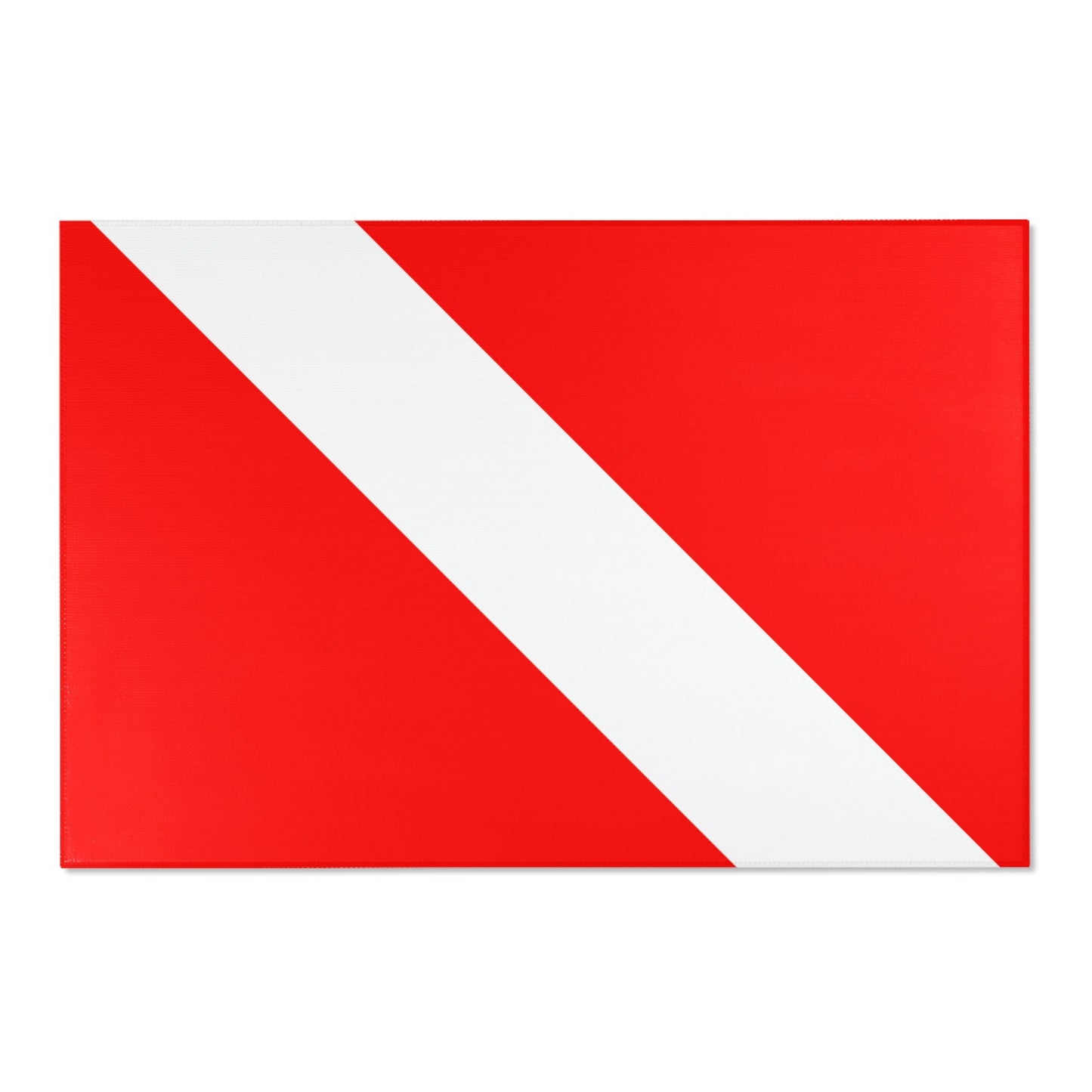 Diver Down Flag Area Rugs