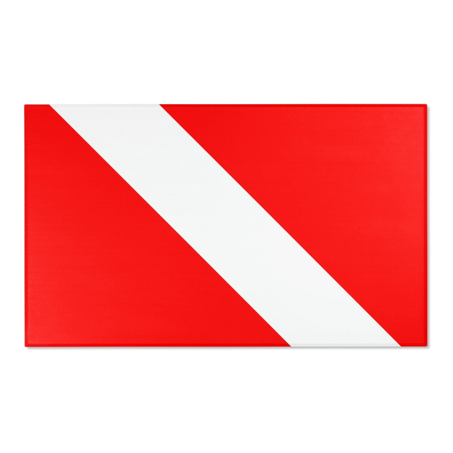 Diver Down Flag Area Rugs