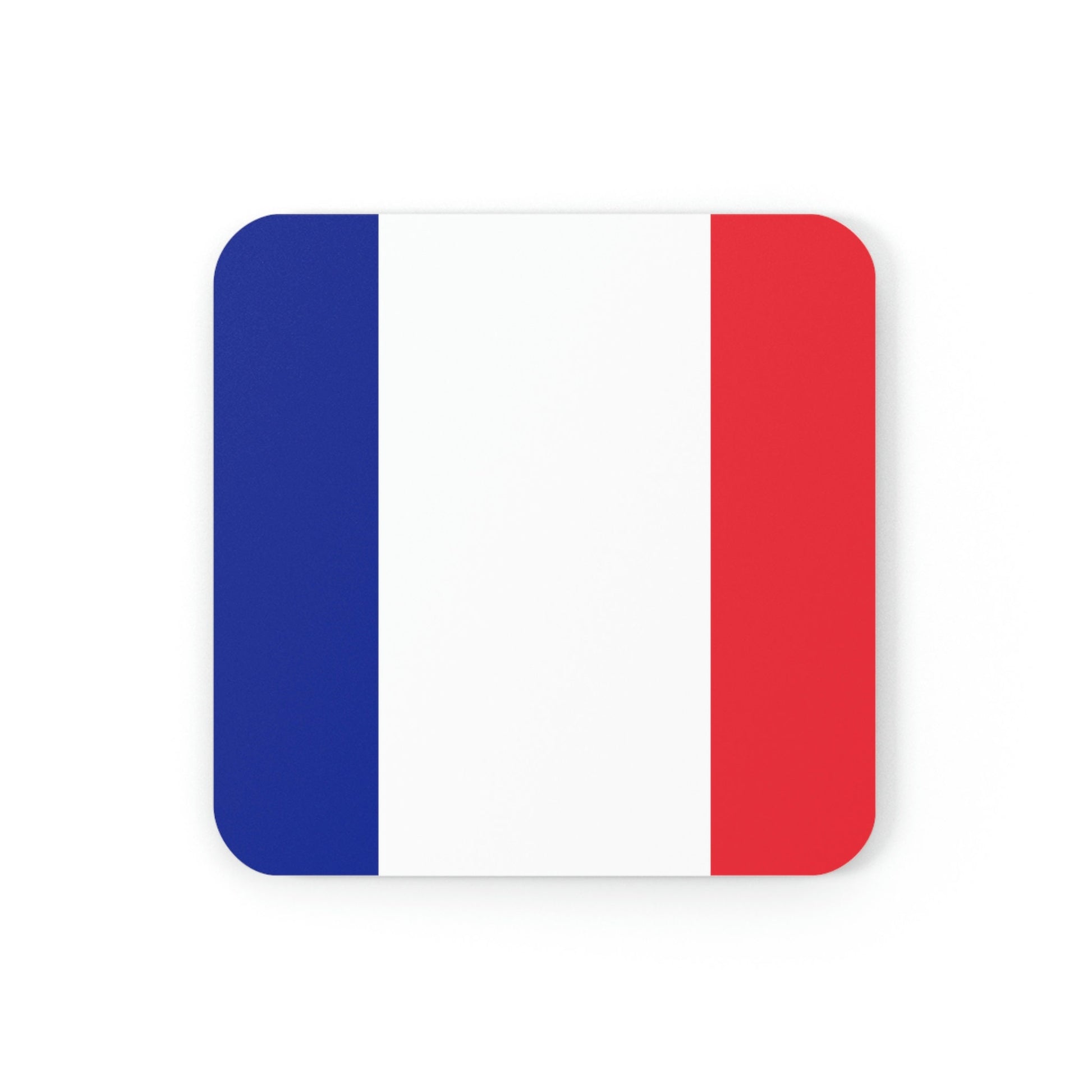 France Flag Cork Back Coaster