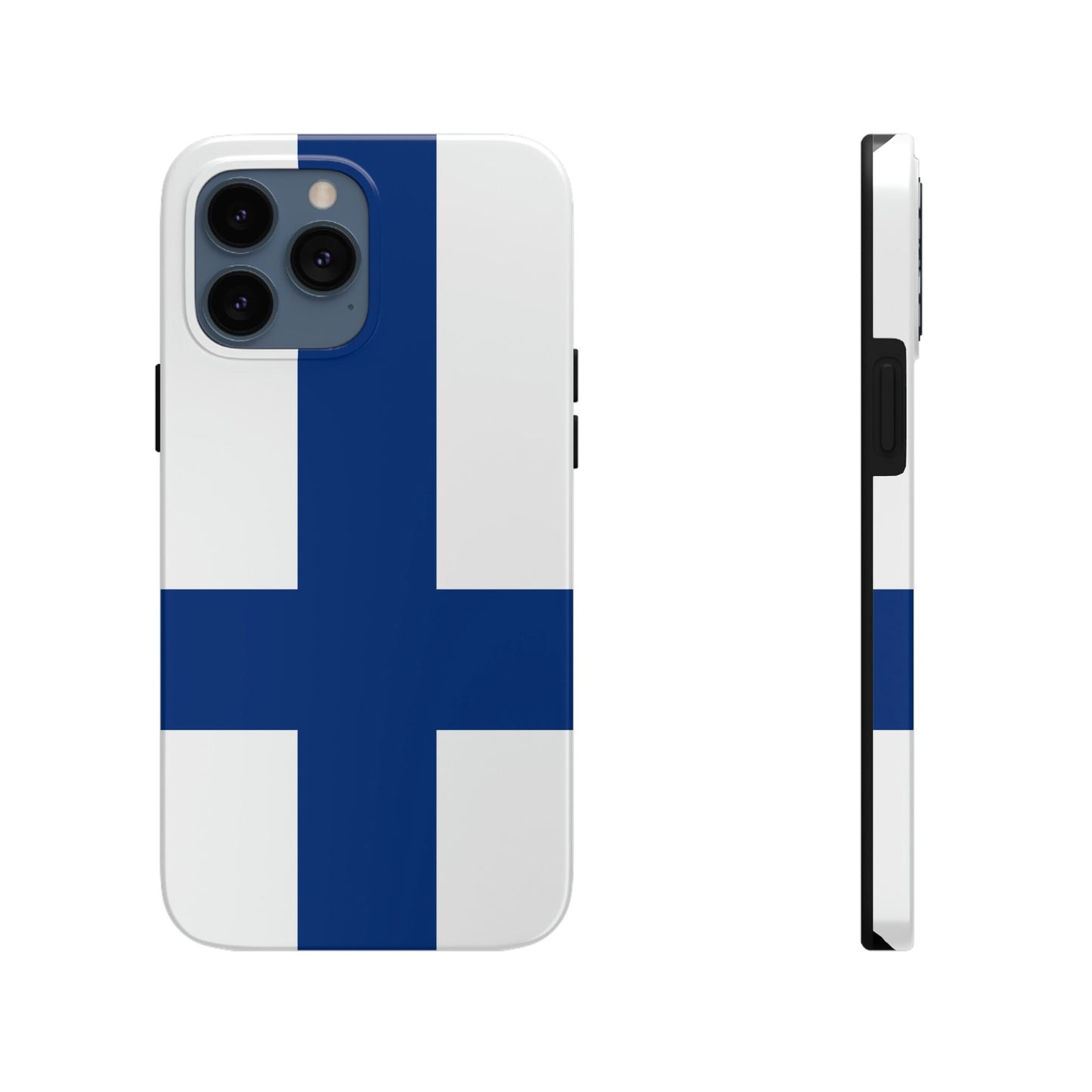 Finland Flag Tough Phone Cases