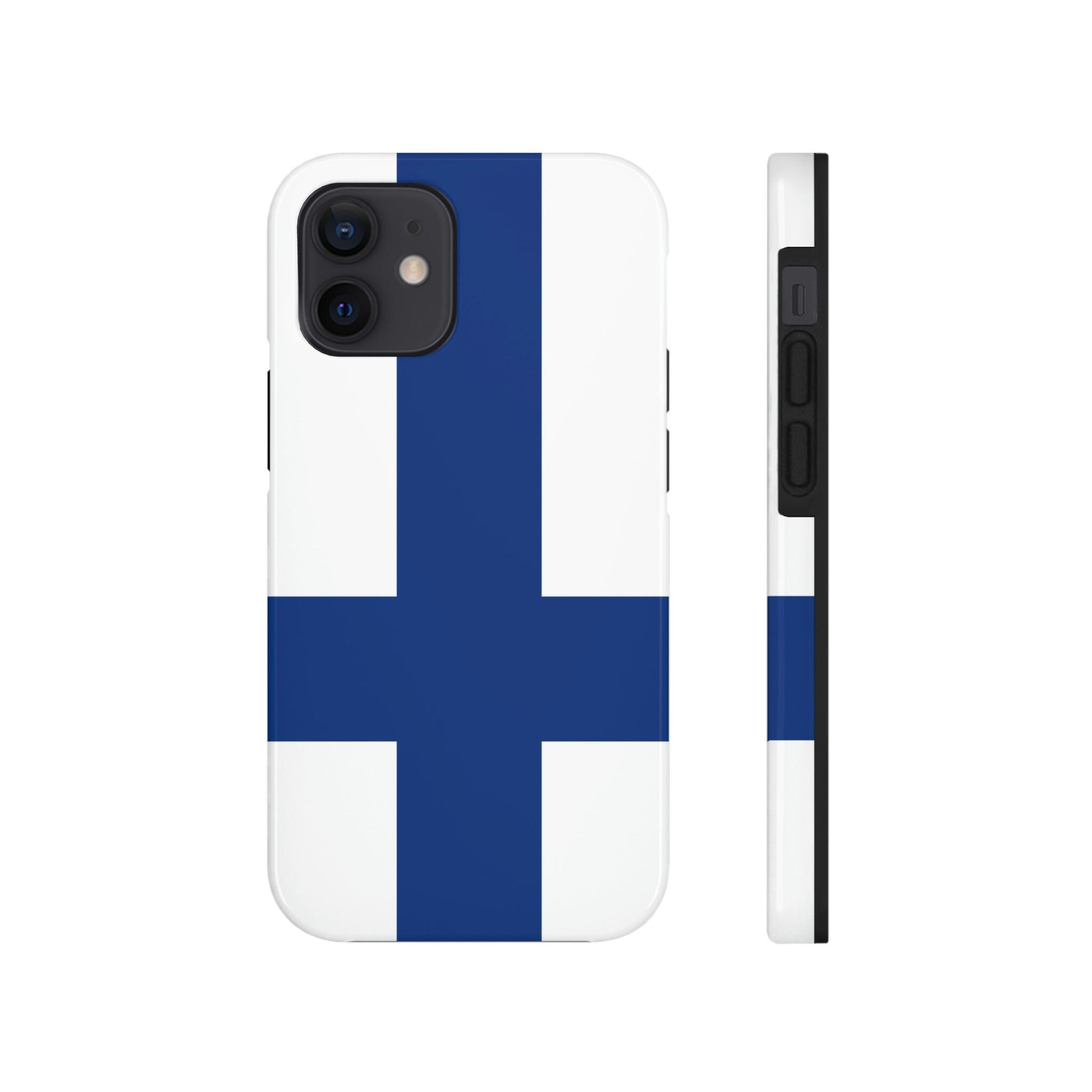 Finland Flag Tough Phone Cases