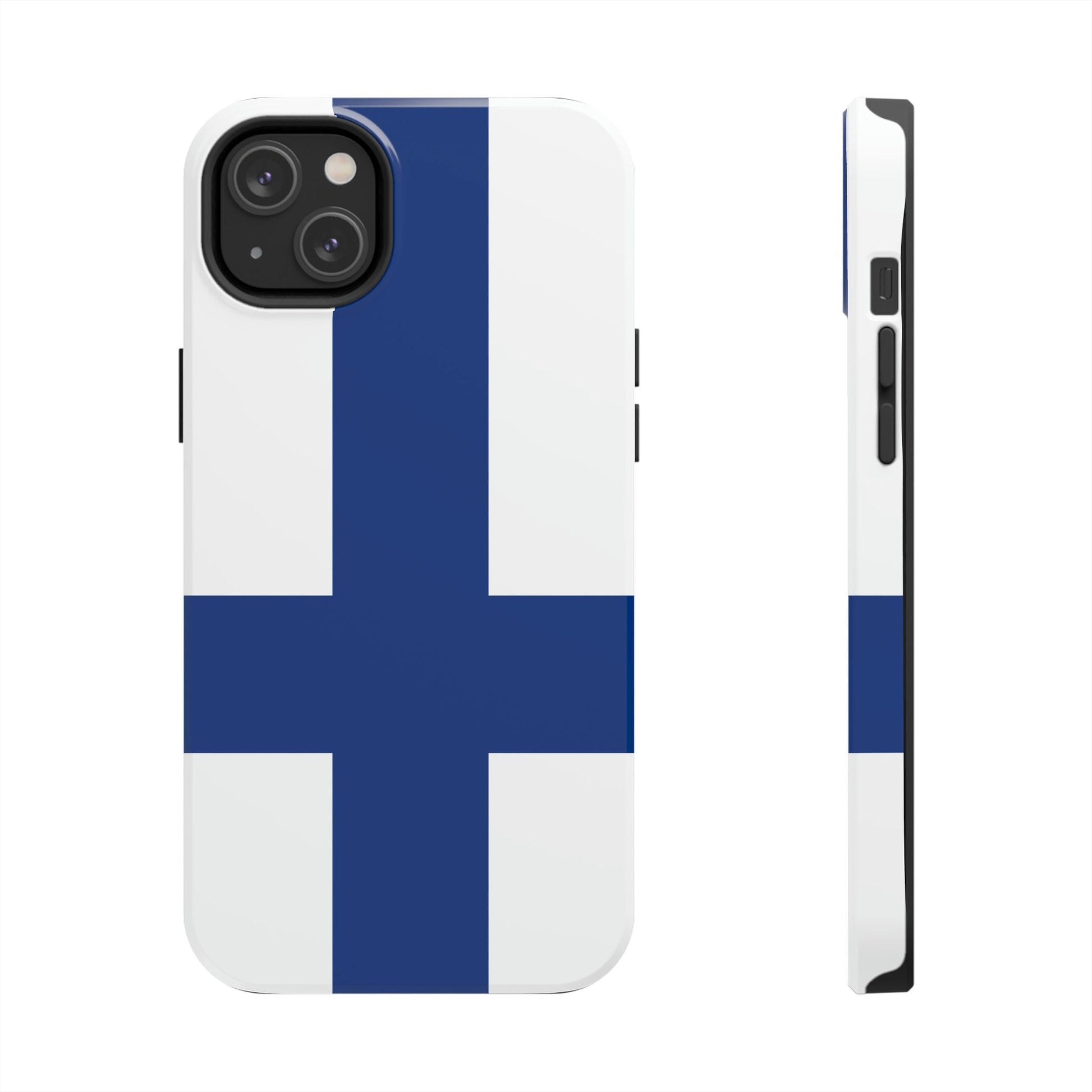 Finland Flag Tough Phone Cases