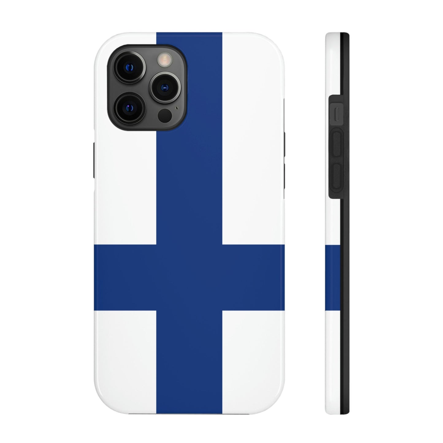 Finland Flag Tough Phone Cases