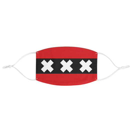 Amsterdam Flag Fabric Face Mask