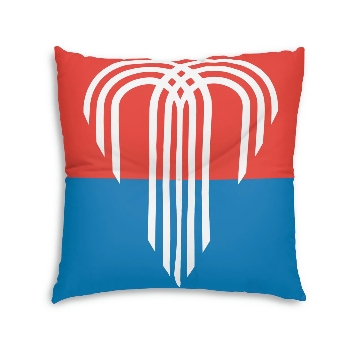 Kansas City, Missouri Flag Tufted Floor Pillow, Square