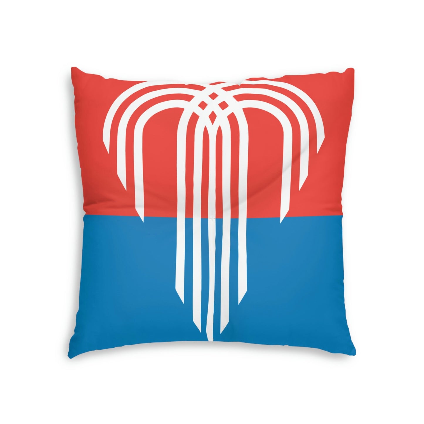 Kansas City, Missouri Flag Tufted Floor Pillow, Square