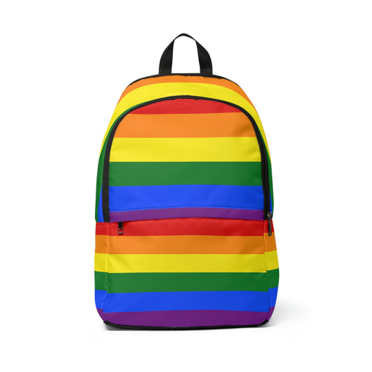 Rainbow LGBT pride Flag Fabric Backpack