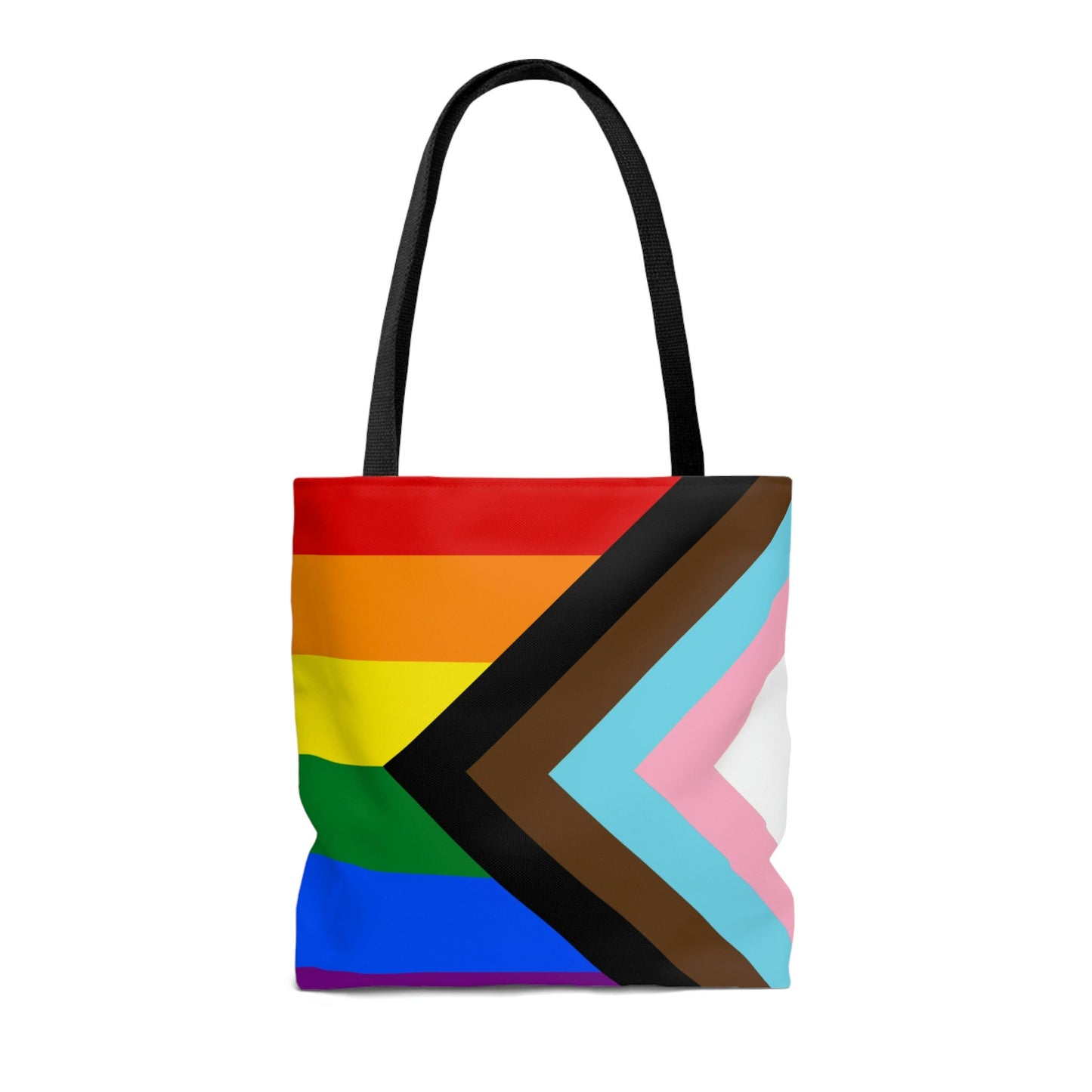 Progress Pride Rainbow Flag LGBTQ+ Pride Tote Bag