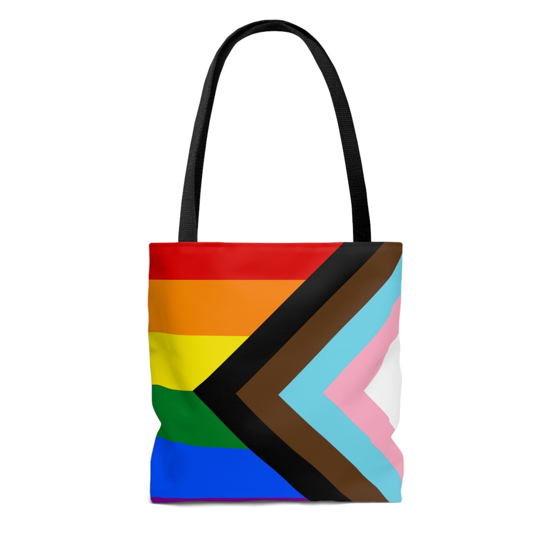 Progress Pride Rainbow Flag LGBTQ+ Pride Tote Bag