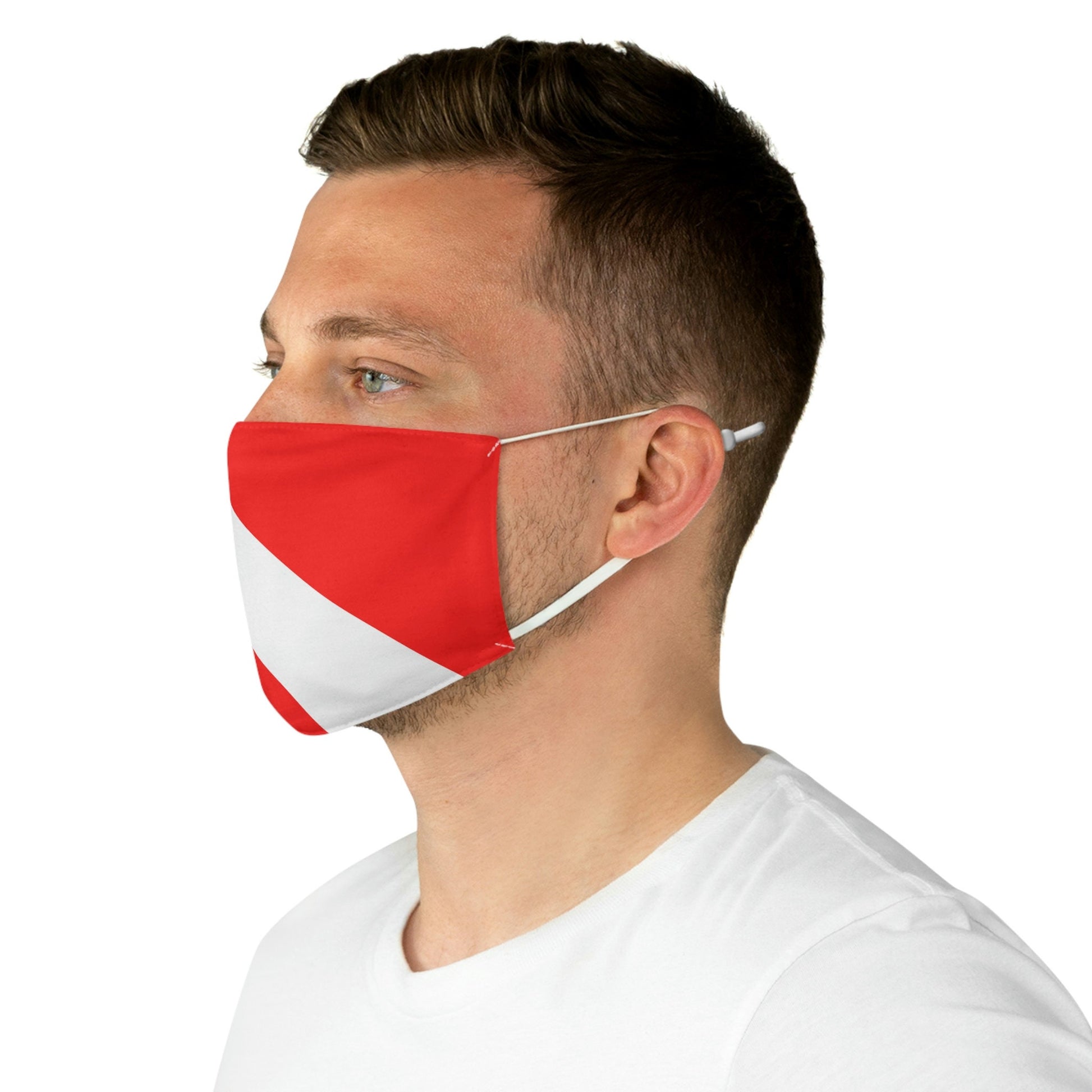 Diver Down Flag Fabric Face Mask