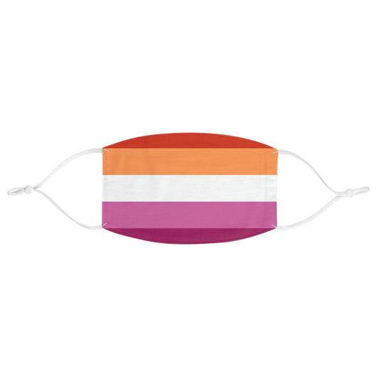 Lesbian Flag Fabric Face Mask