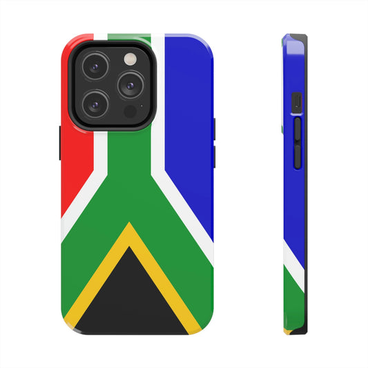 South Africa Flag Tough Phone Cases