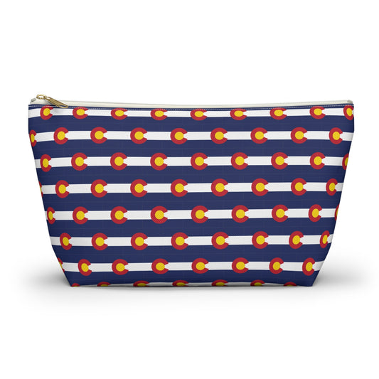 Colorado Flag Accessory Pouch w T-bottom