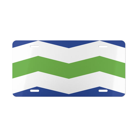 Burlington, Vermont Flag Car custom license Plate tag