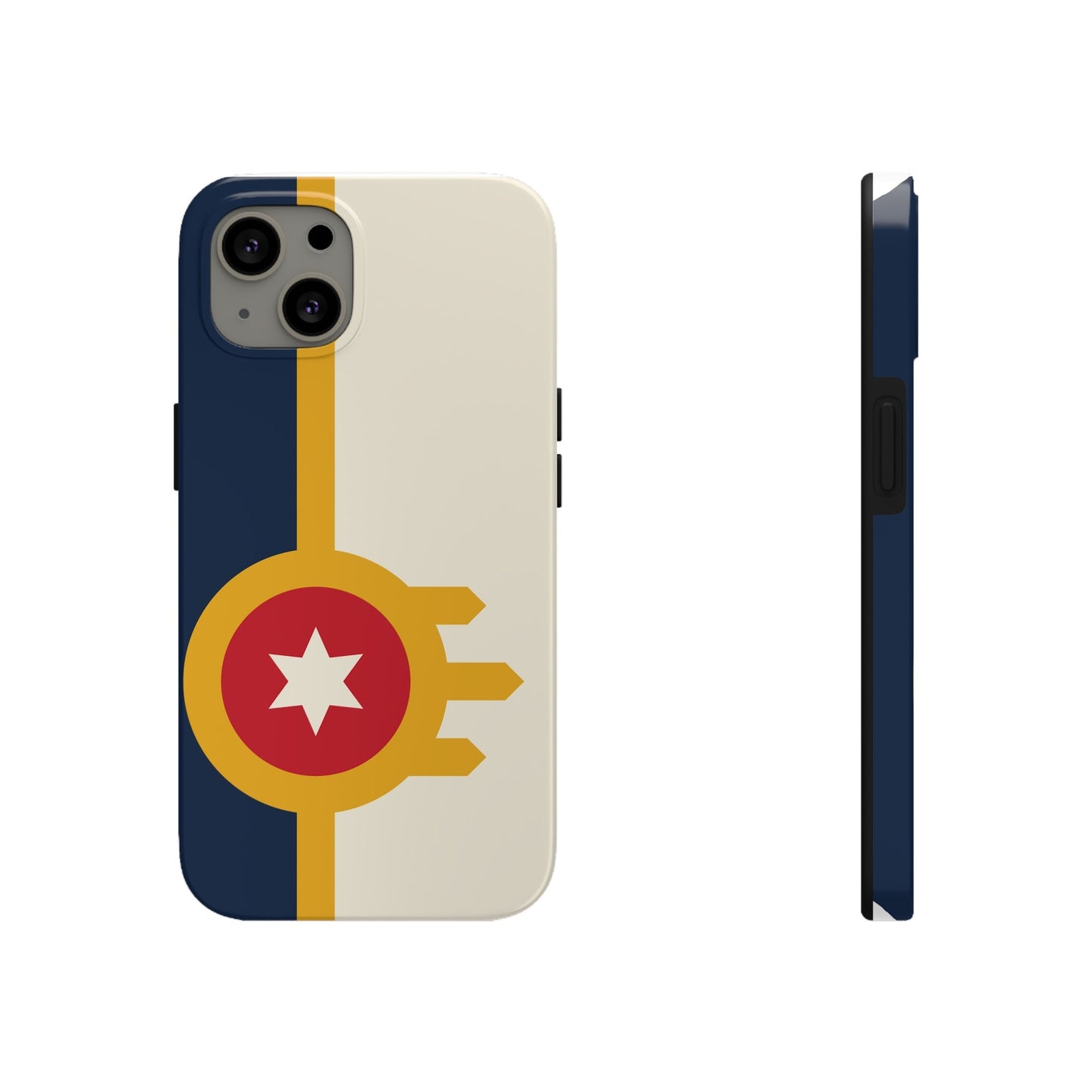 Tulsa, Oklahoma Flag Tough Phone Cases