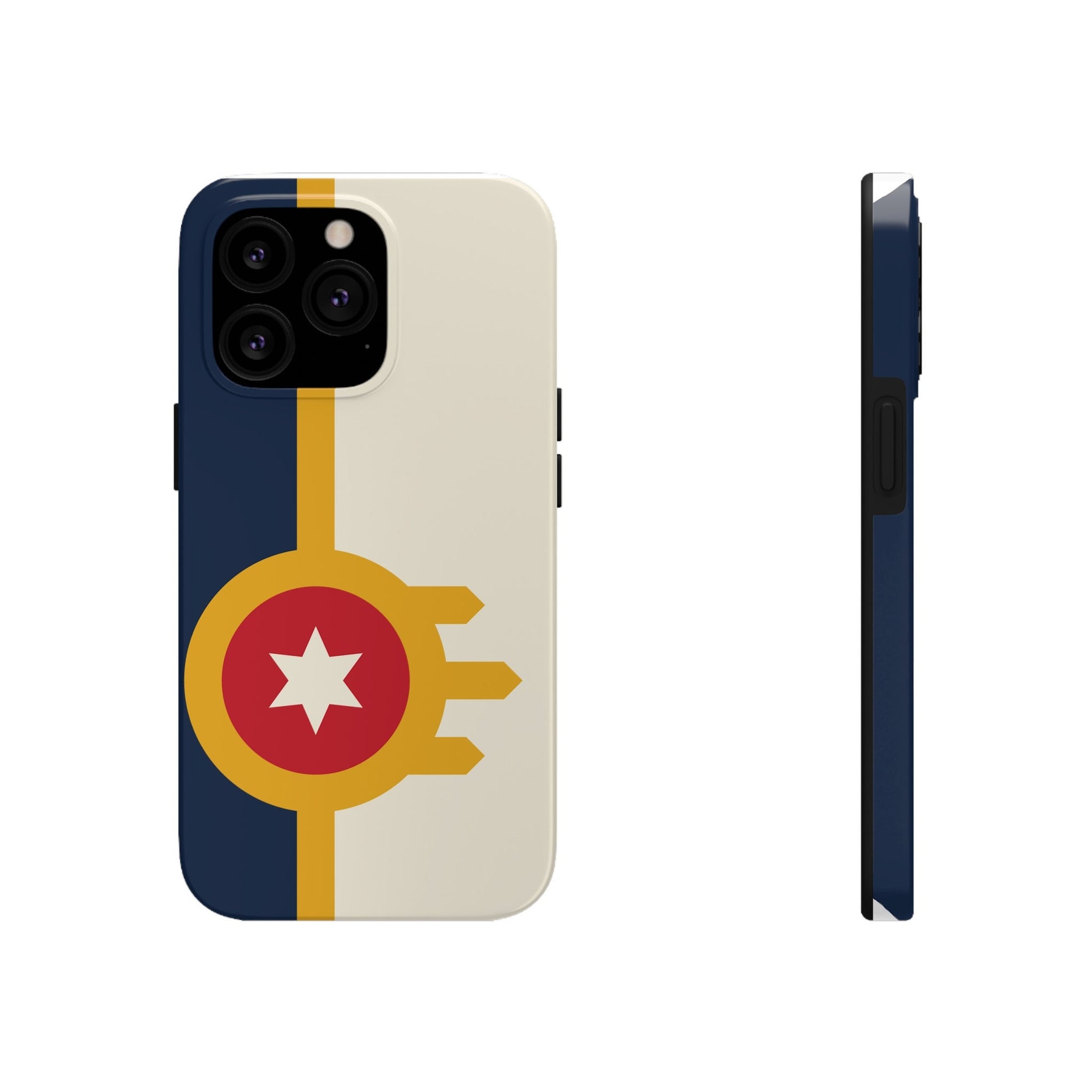 Tulsa, Oklahoma Flag Tough Phone Cases