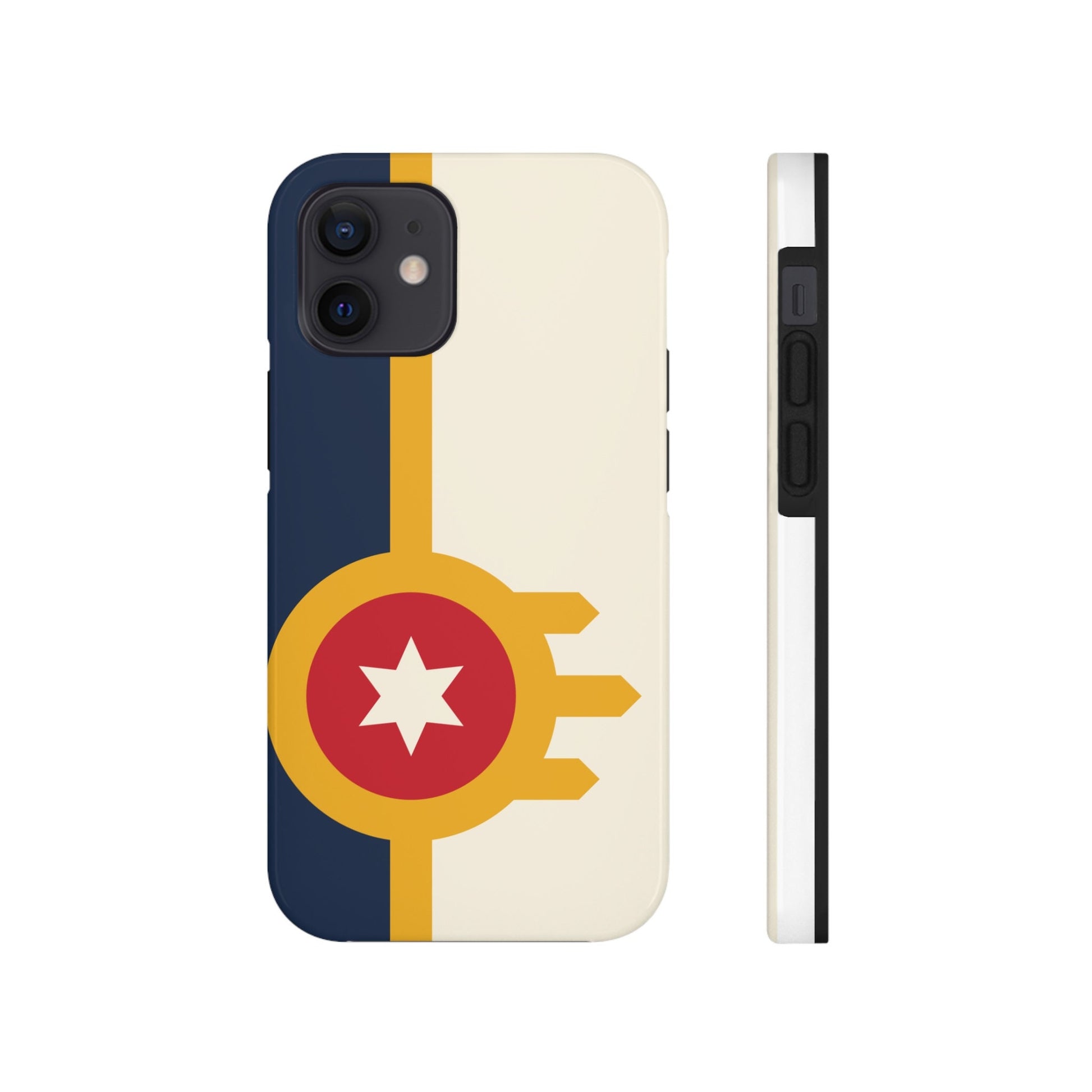 Tulsa, Oklahoma Flag Tough Phone Cases