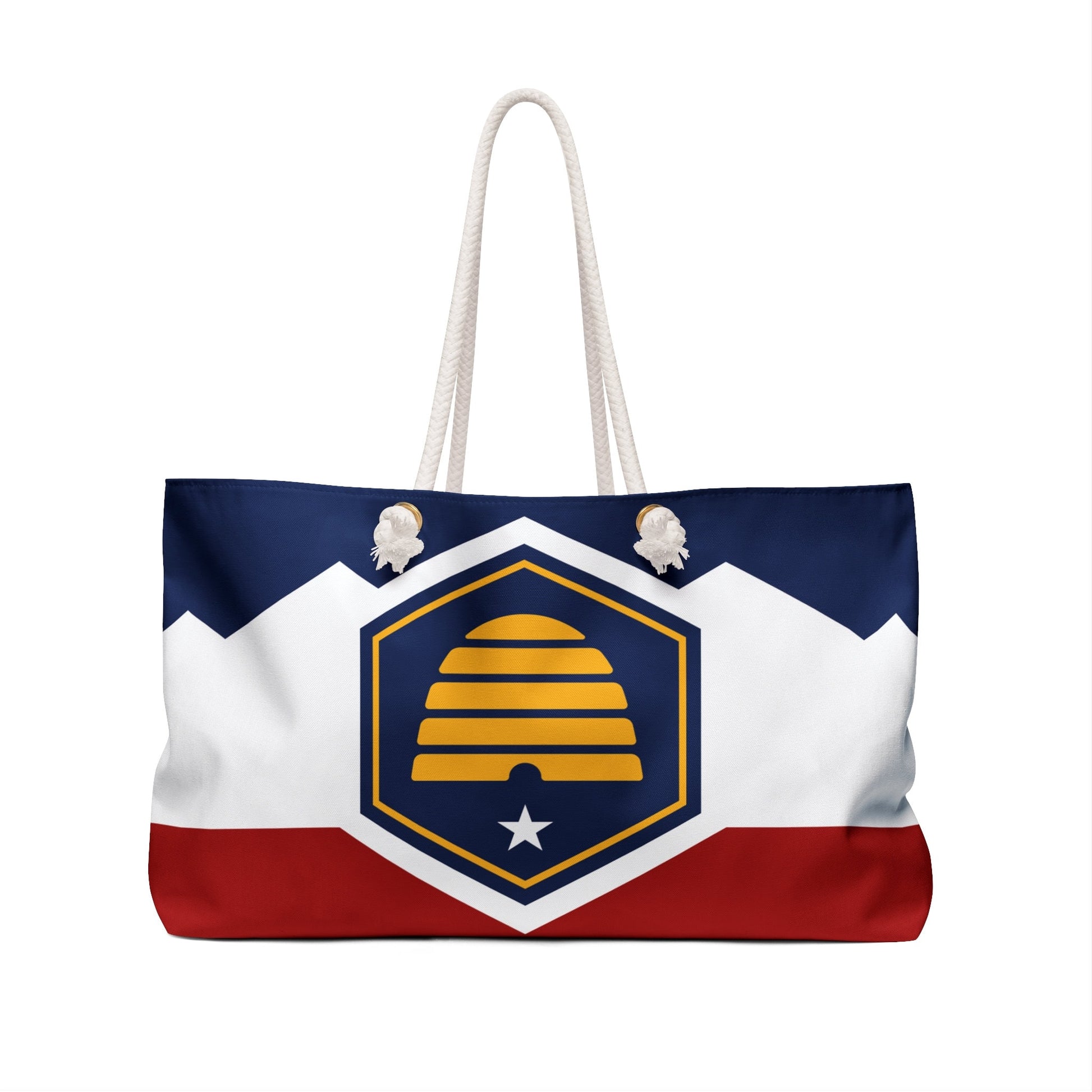 Utah Beehive Flag Flag Weekender Bag