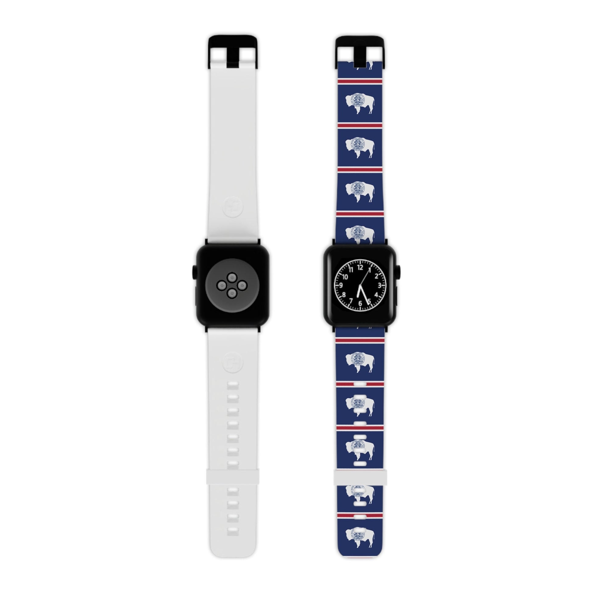 Wyoming Buffalo Flag Watch Band for Apple Watch