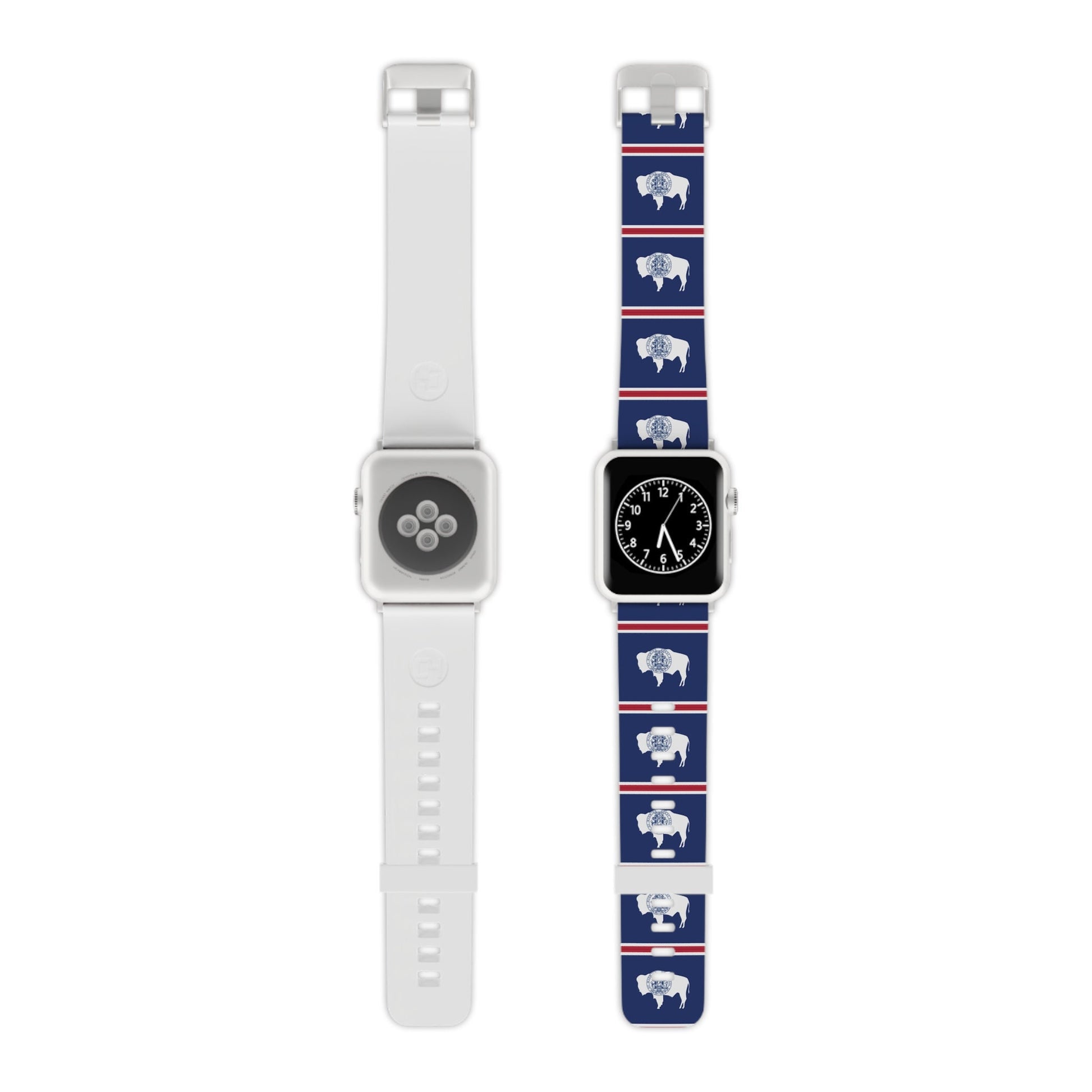 Wyoming Buffalo Flag Watch Band for Apple Watch