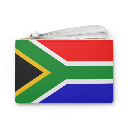 South Africa Flag Clutch Bag