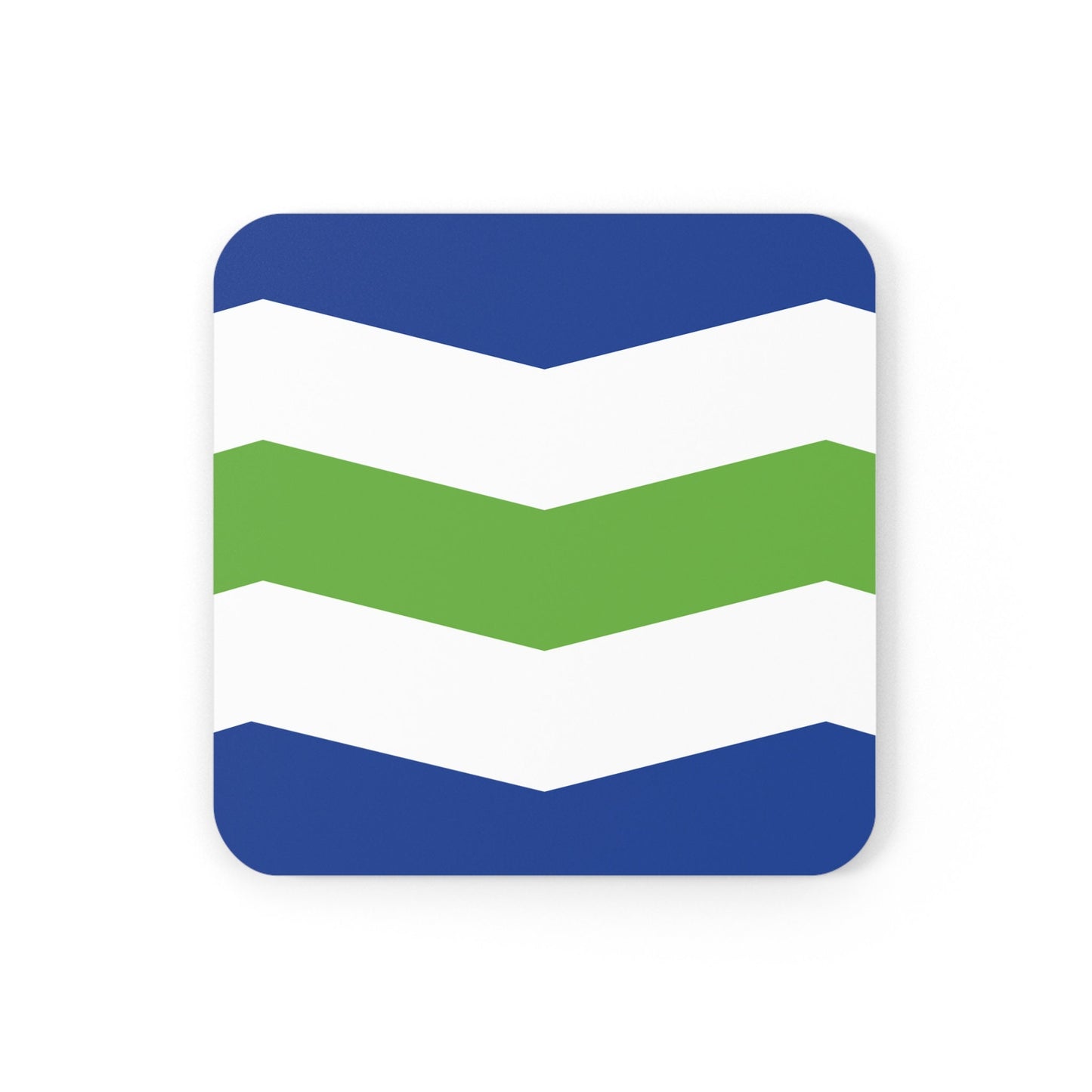 Burlington, Vermont Flag Cork Back Coaster